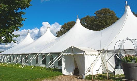 portable toilets arranged for a event, providing quick and easy access for attendees in Pennsylvania Furnace